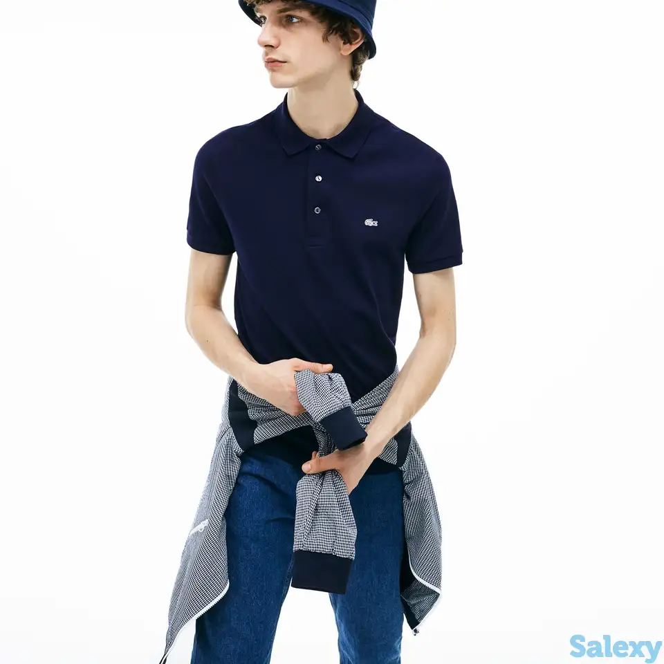 Мужское поло lacoste slim fit, фотография 1