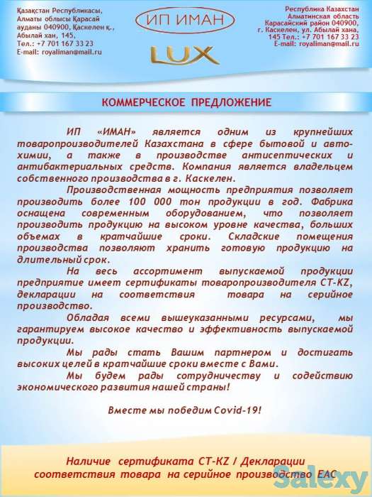 Антисептик, бытовая, авто химия, фотография 1