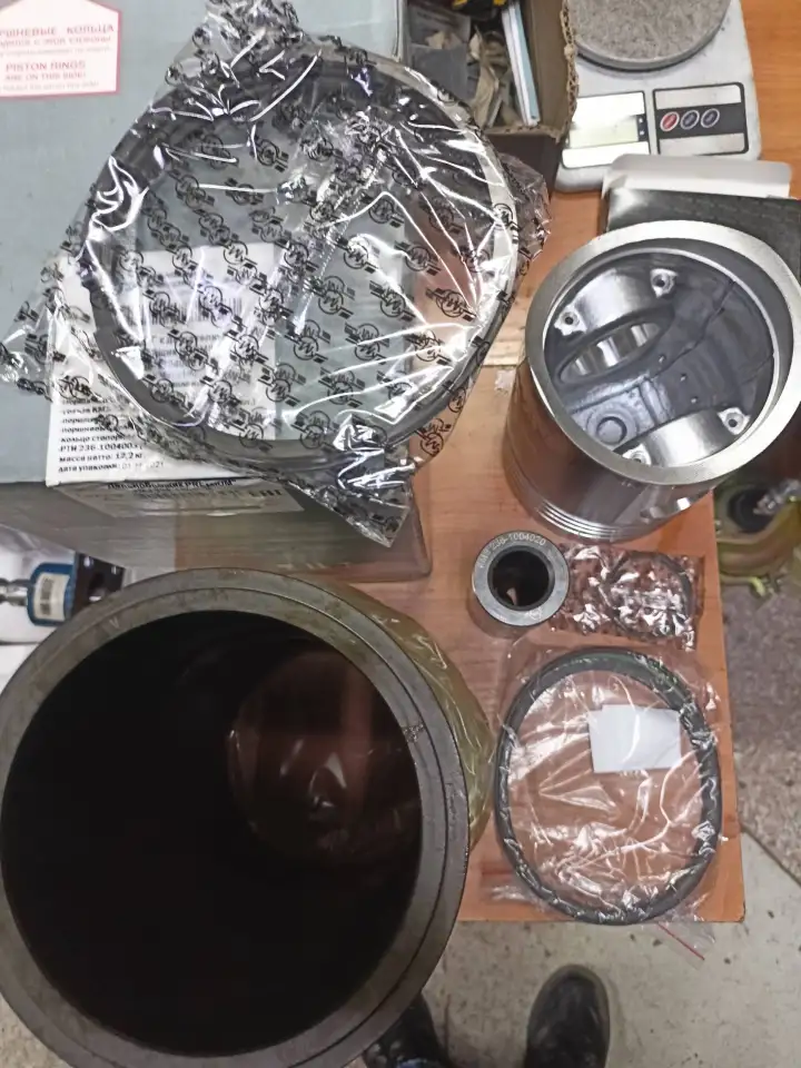 Поршневая ЯМЗ 236, цилиндро-поршневая группа в комплекте, фотография 4