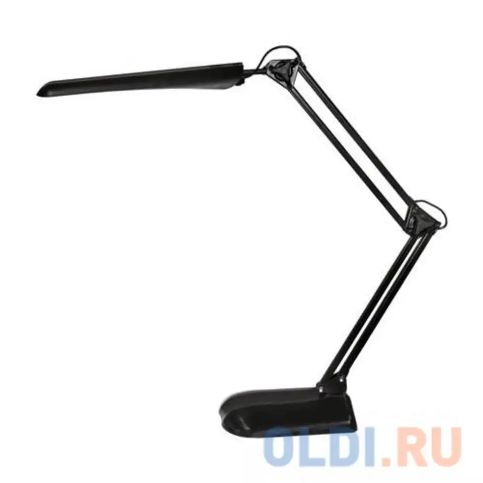 Светильник настольный трансвит гермес + (hermes+/bl) на подставке черный 8вт, фотография 1