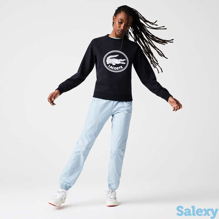 Женская флисовая толстовка lacoste с 3d-логотипом из органического хлопка, фотография 2