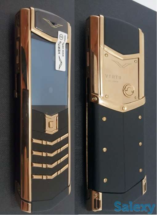 Верту Vertu Signature S Design Black + Gold реплика, фотография 1