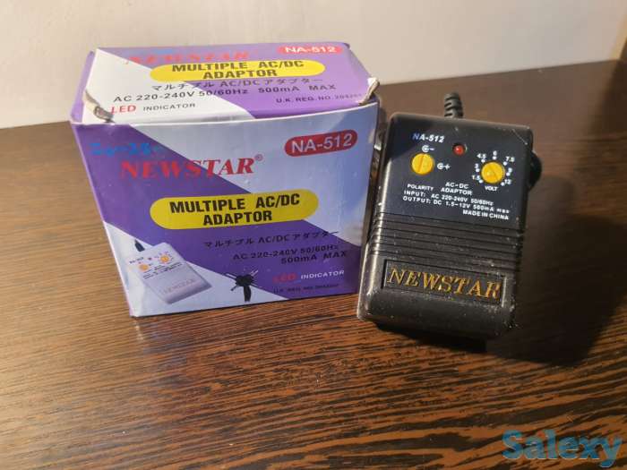 Универсальный блок питания адаптер newstar NA512 AC/DC 500 mA, фотография 4
