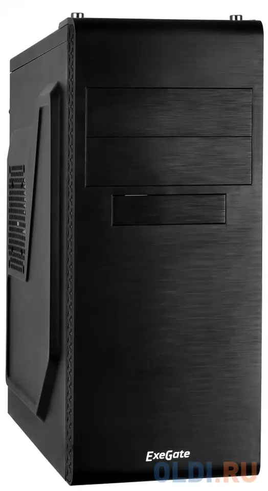 Корпус atx exegate un-603 500 вт чёрный, фотография 1