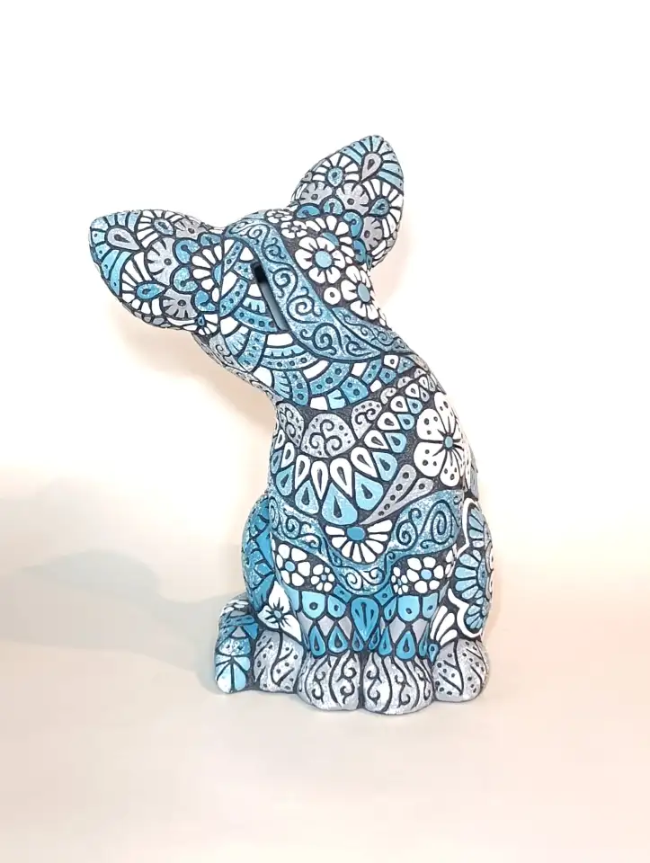 Копилка Кошка ажурная, фотография 6