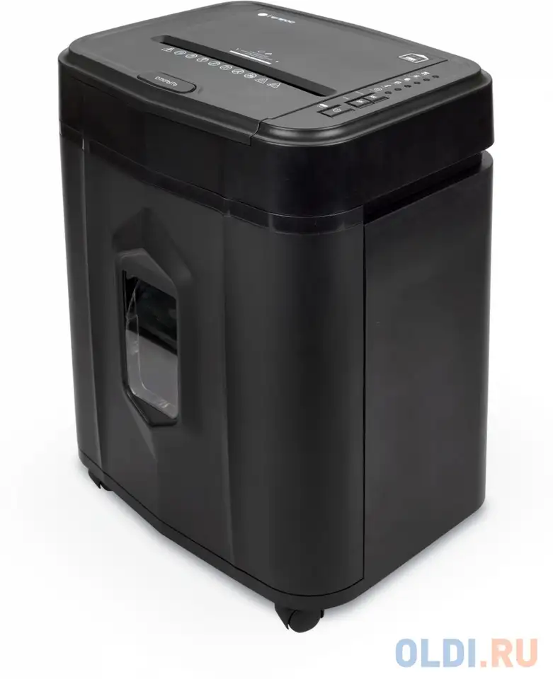 Шредер heleos ап20-4 черный с автоподачей (секр.p-4) перекрестный 131лист. 20лтр. скрепки, фотография 1