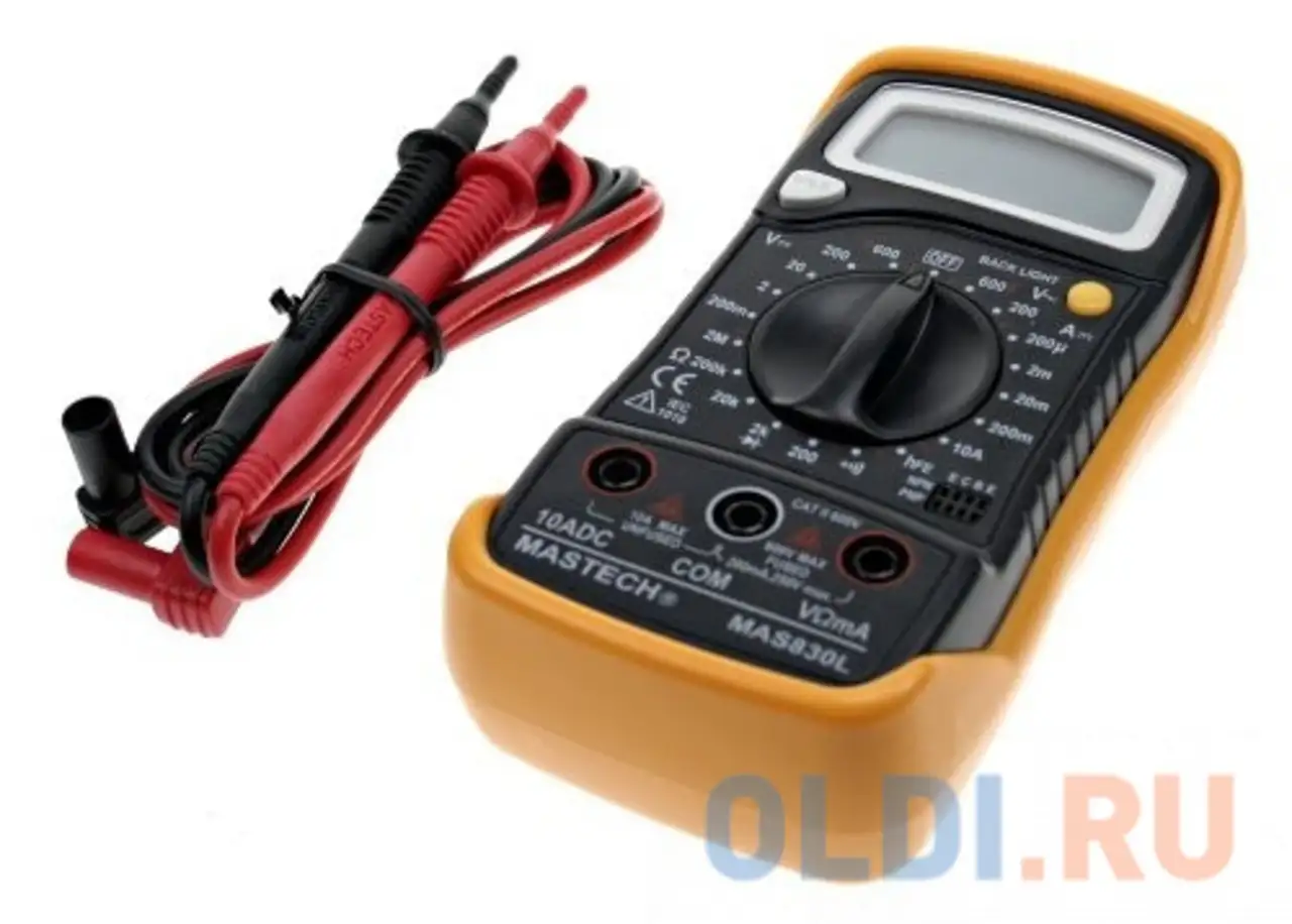 Мультиметр iek master mas830l  цифровой, фотография 1