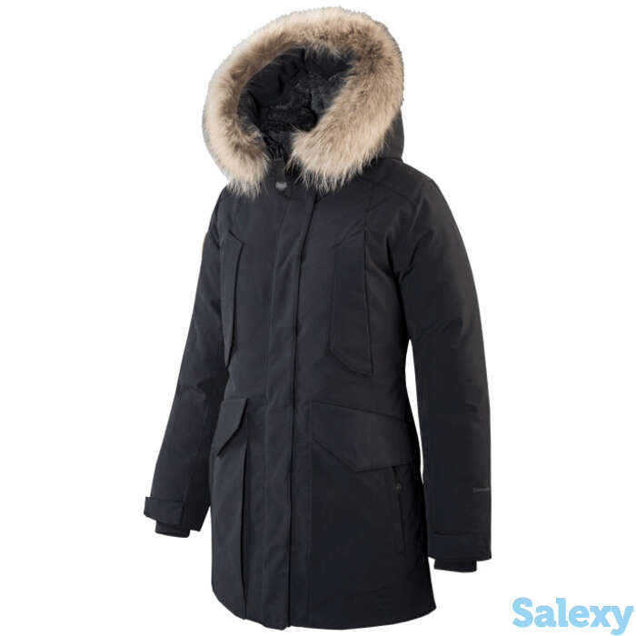 Куртка пуховая женская сивера шуя черная, фотография 1