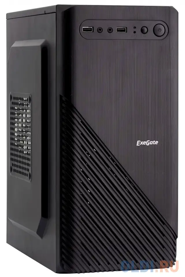Корпус microatx exegate baa-103 без бп чёрный ex277798rus, фотография 1