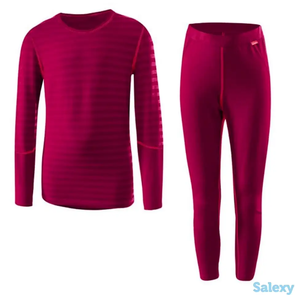 Комплект термобелья loffler 21-22 warm kid set ringel lang transtex pink, фотография 4