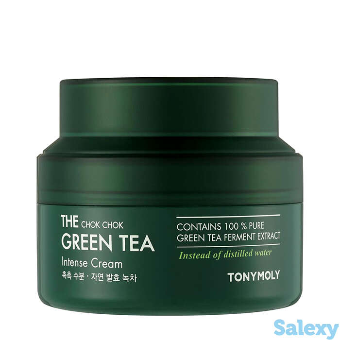 Крем для лица tony moly the chok chok green tea intense cream, фотография 1