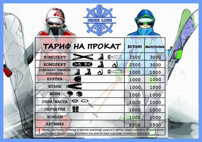 Сноуборды лыжи, фотография 1