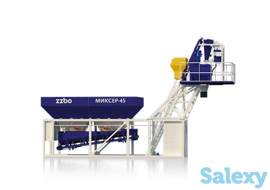 Мобильный бетонный завод Миксер-45, фотография 2