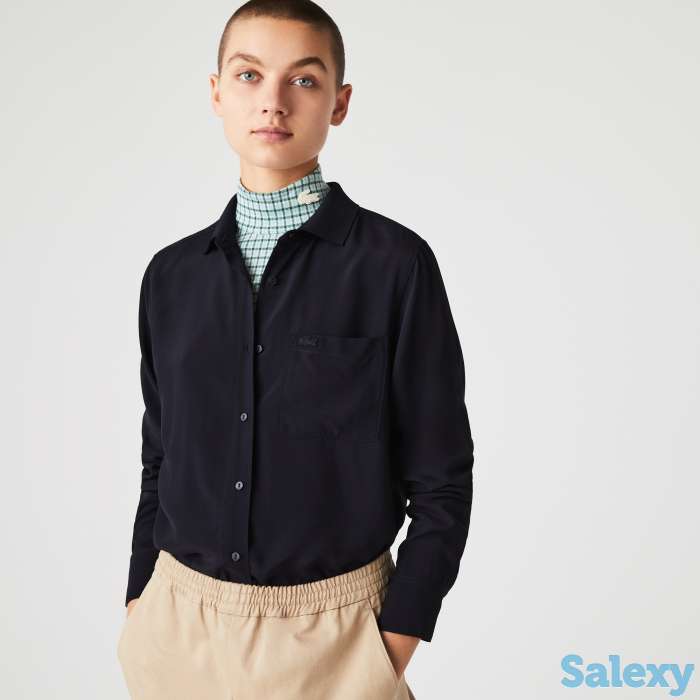 Женская рубашка lacoste relaxed fit, фотография 3