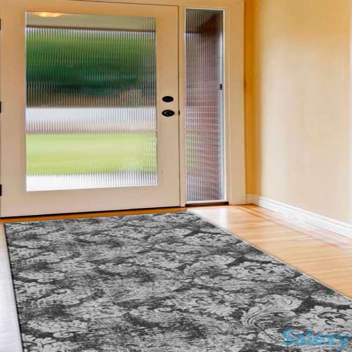 Гобеленовый Испанский Ковер Borocco Gris, ширина 150 см, дорожка Испания оригинал, коврик метражом, дорожка,, фотография 3