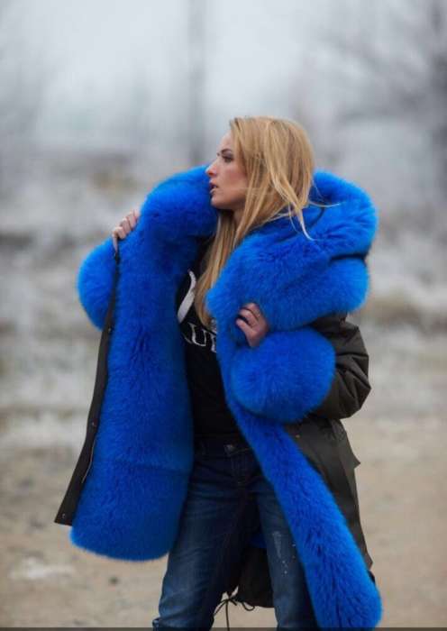 Ультрамодные парки с натуральным мехом , фотография 12