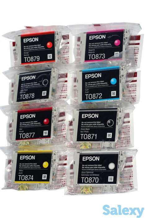 Комплект картриджей epson t0871, t0872, t0873, t0874, t0877, t0878, t0879, фотография 1