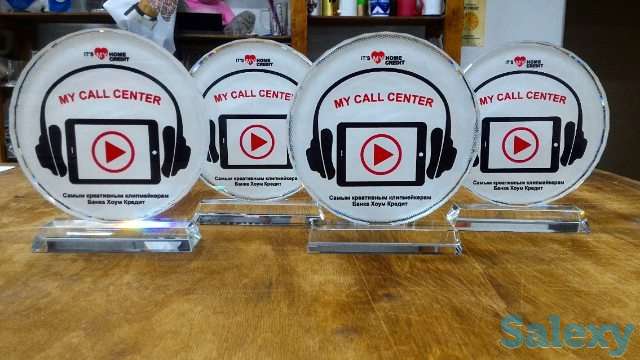 Фото кристаллы, с Вашим изображением, логотипом или актуальным дизайном., фотография 1