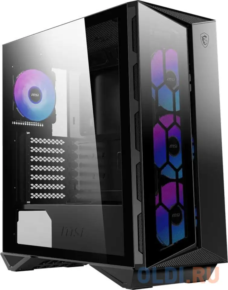 Корпус atx msi mpg gungnir 110r без бп чёрный, фотография 1