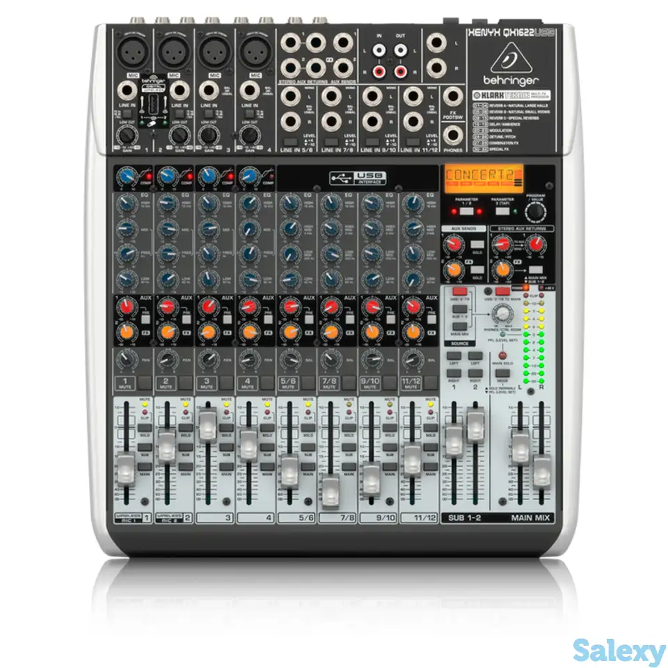 Микшерный пульт behringer xenyx qx1622usb, фотография 1
