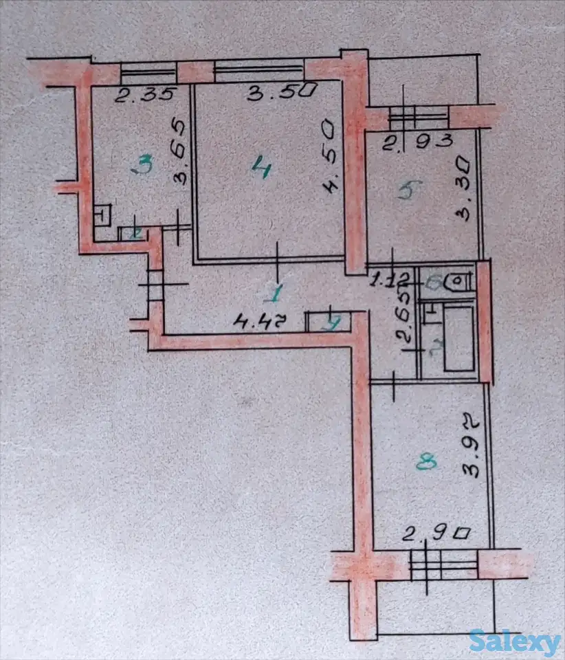 Продам 3х комнатную квартиру 5 м-н 10 дом, фотография 1
