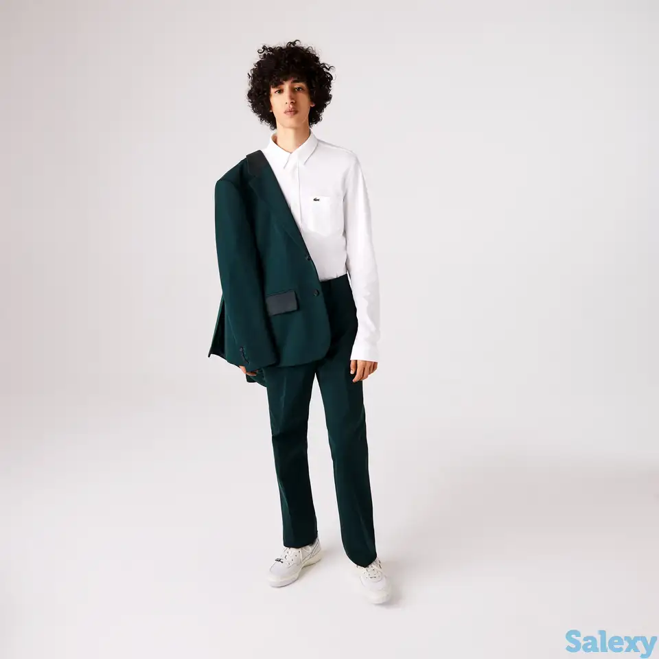 Мужская рубашка lacoste slim fit из органического хлопка, фотография 1