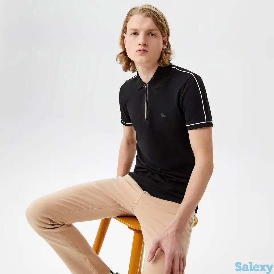 Мужское поло lacoste slim fit, фотография 1