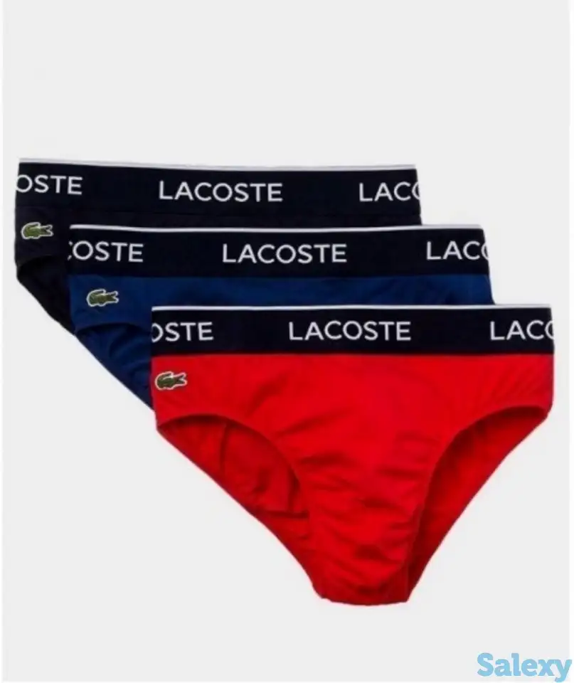 Мужское нижнее бельё lacoste (3 шт.), фотография 1