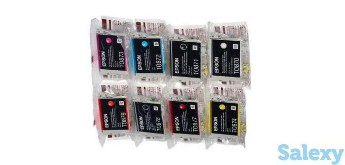 Комплект оригинальных картриджей для epson stylus photo r1900, фотография 1