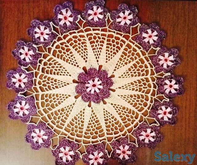 Продаю вязаные салфетки, фотография 2