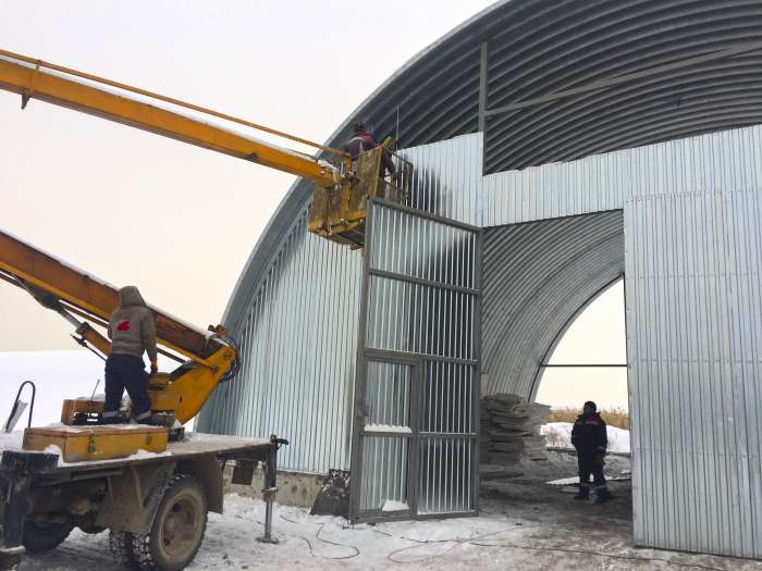Строительство бескаркасных ангаров под СТО, фотография 3
