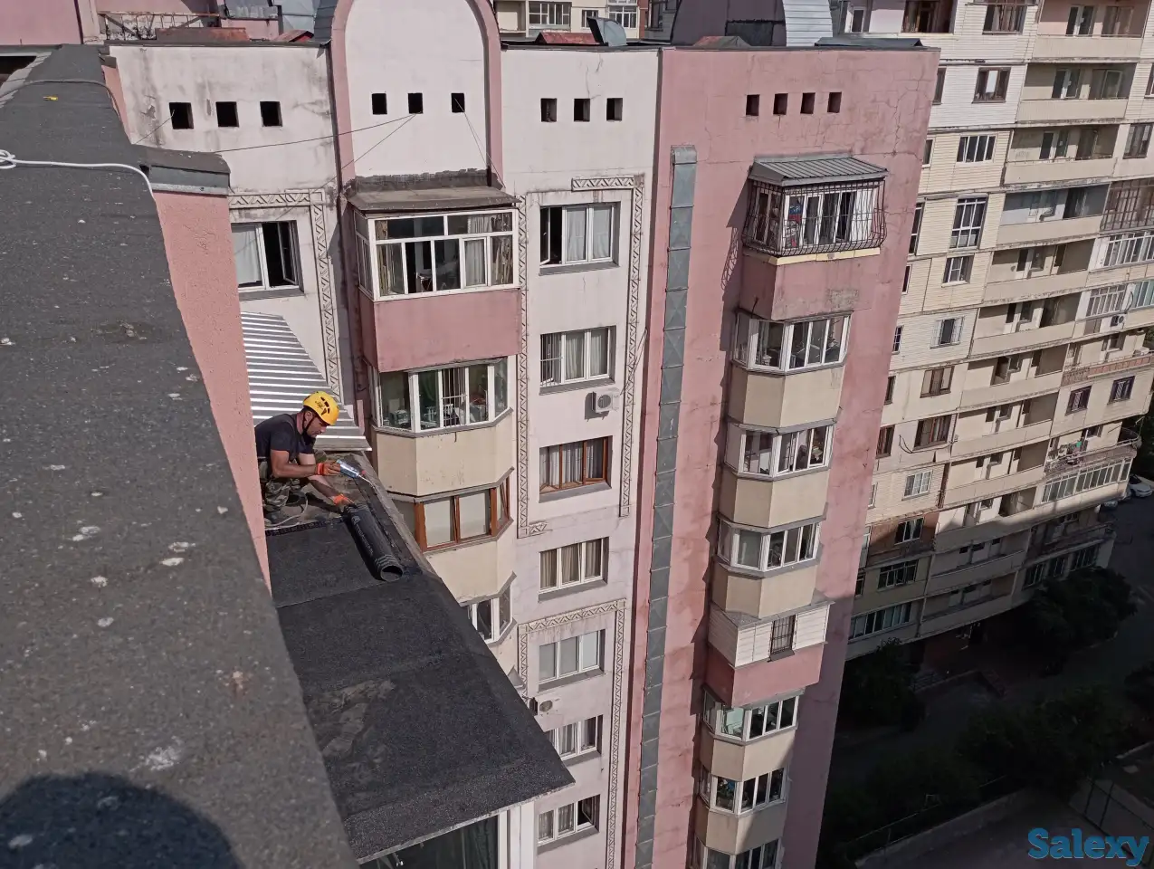 Козырьки, отливы, гидроизоляция, альпинисты, фотография 8