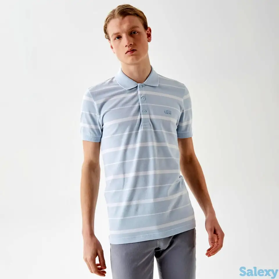 Мужское поло lacoste slim fit, фотография 1