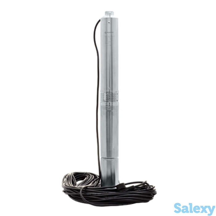 Скважинный насос aquario asp3e-70-90 со встроенным конденсатором, фотография 1