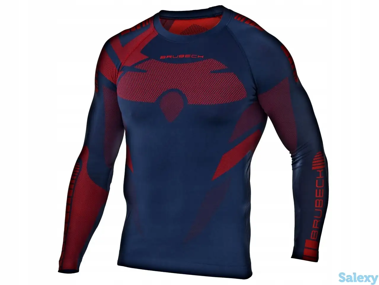 Термокофта brubeck men dry red/blue, фотография 19