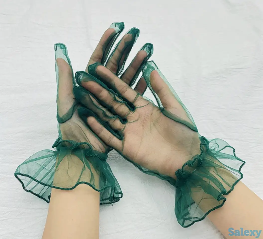 Перчатки сеточка удлиненные в Алматы. Доставка. В наличии, фотография 3