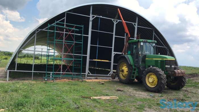 Строительство бескаркасных ангаров, фотография 5