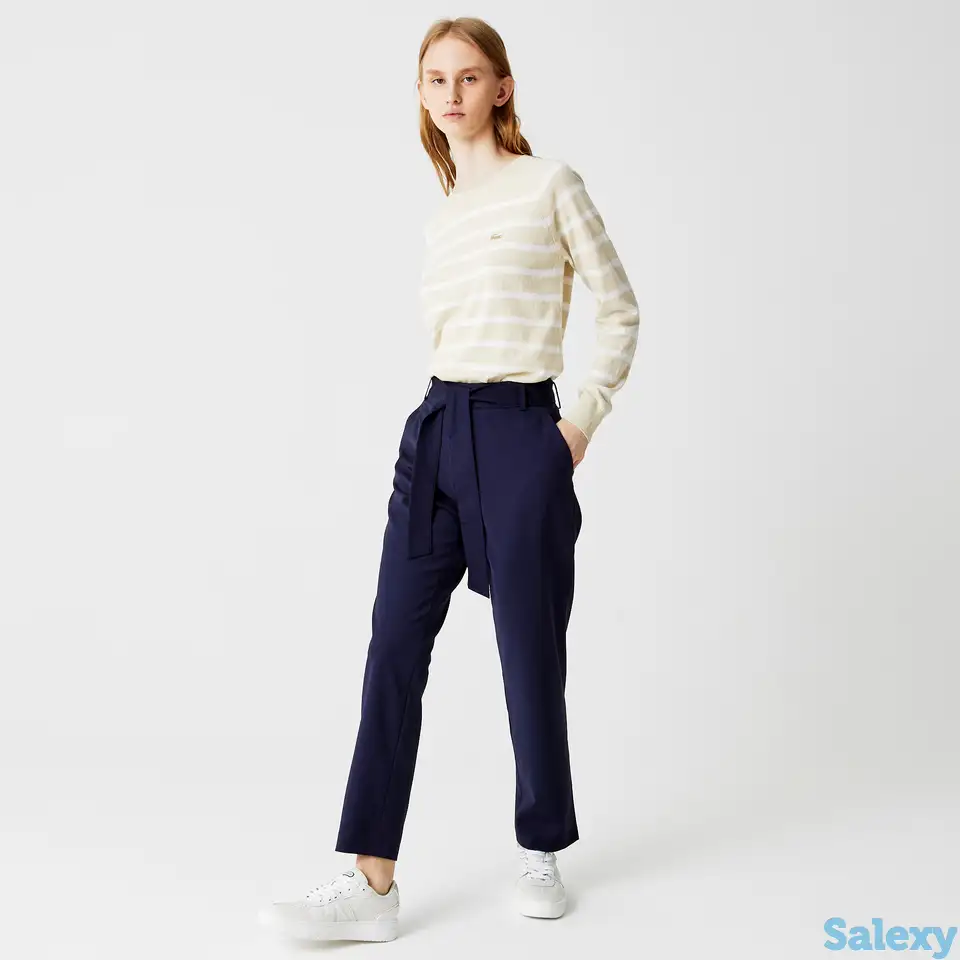 Женские брюки lacoste с поясом, фотография 1