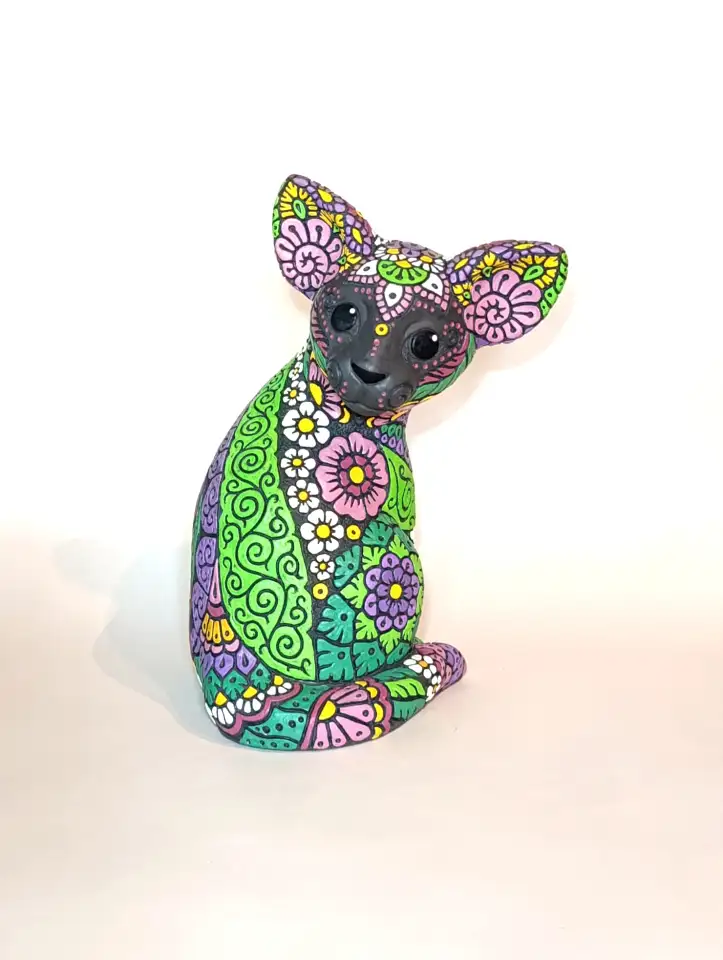 Копилка Кошка ажурная, фотография 8