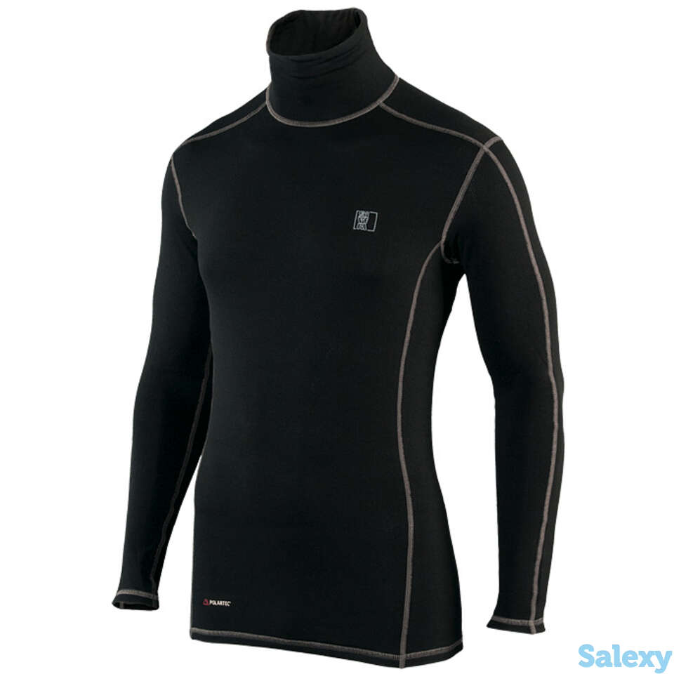 Термобелье майка сивера вуйма с воротником мужская черная, фотография 1