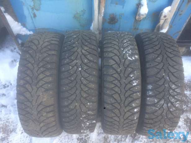 Продам шипованную резину с диском Фирмы Cordiant., фотография 1