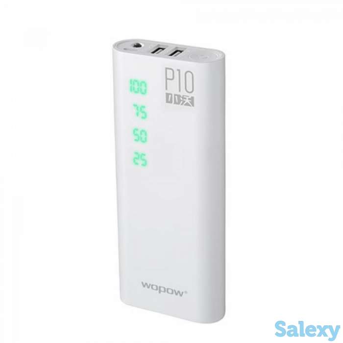 Продам Power Bank внешний аккумулятор на 10000 мАч, Wopow P10, фотография 1
