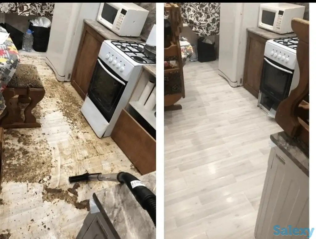 Генеральная влажная уборка после ремонта квартир домов коттеджей офисов магазинов кафе ресторан склад помещений, фотография 3