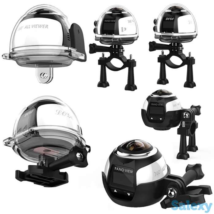Экшн камера 360 градусов WiFi панорамная камера FullHD 1080p, фотография 3