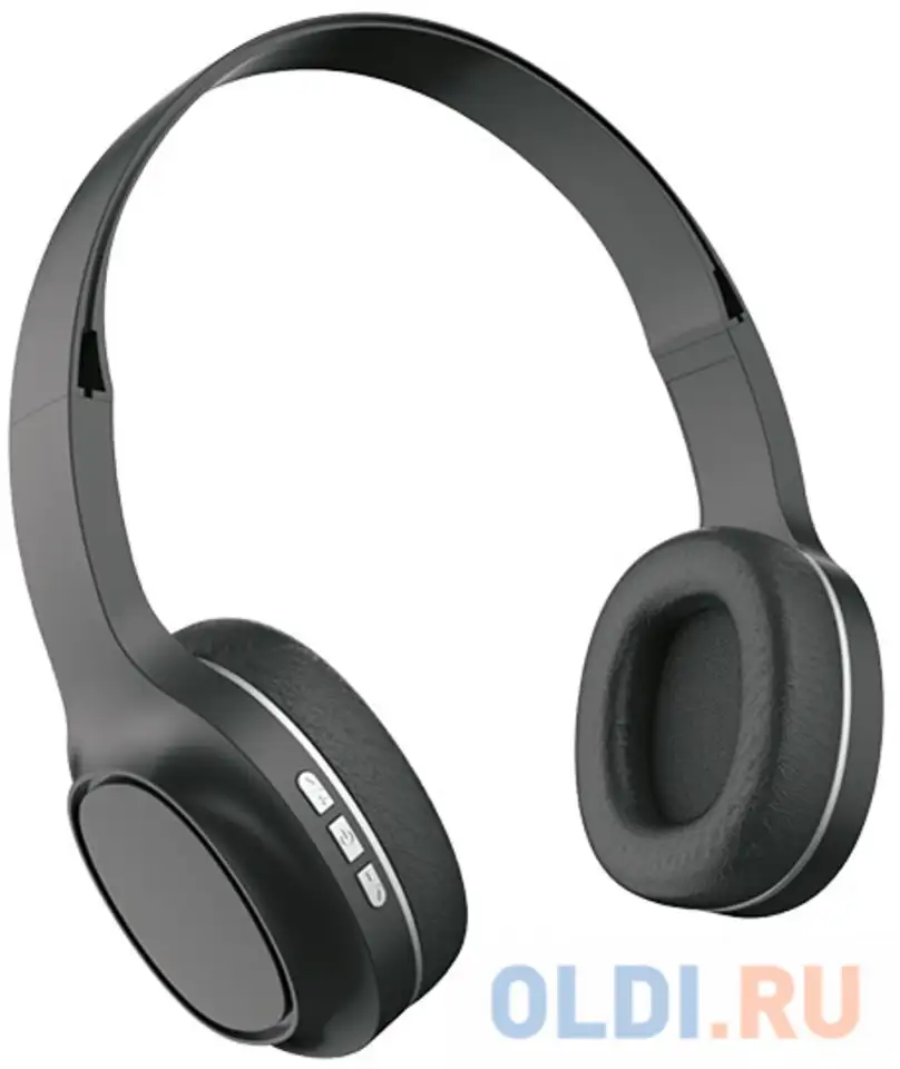 Perfeo prime чёрные, наушники полноразмерные беспроводные с микрофоном, mp3 плеером [pf_a4311], фотография 1