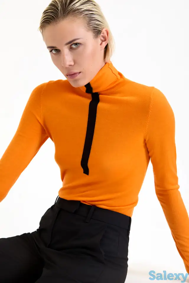 Джемпер с контрастной полосой vassa&co, фотография 1