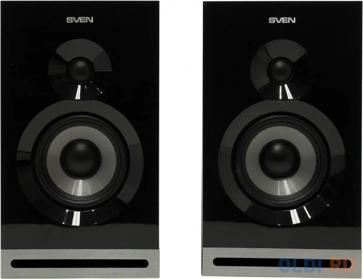 Колонки sven sps-705 черные чёрный, 2.0, мощность 2x20 вт(rms), bluetooth, фотография 1