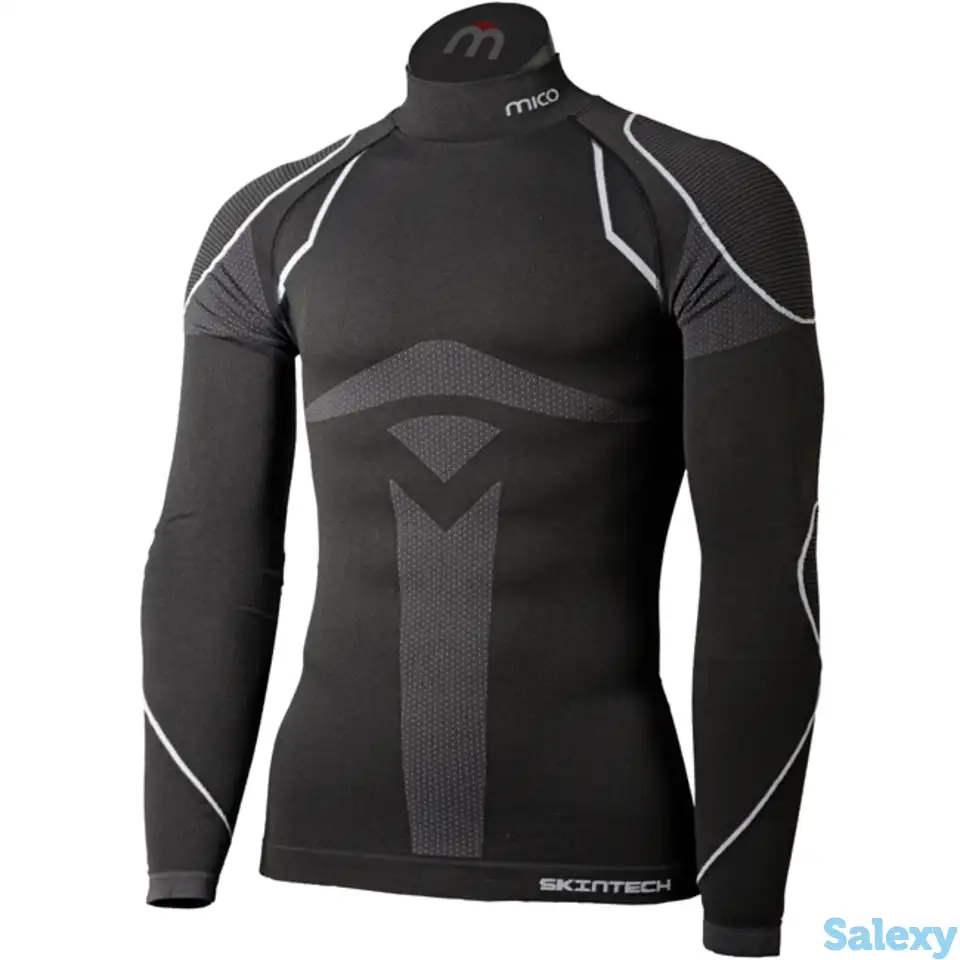 Термокофта mico man skintech warm anthracite, фотография 1