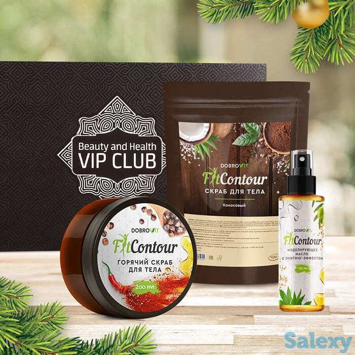 Скраб для тела dobrovit fitcontour кокосовый, фотография 3