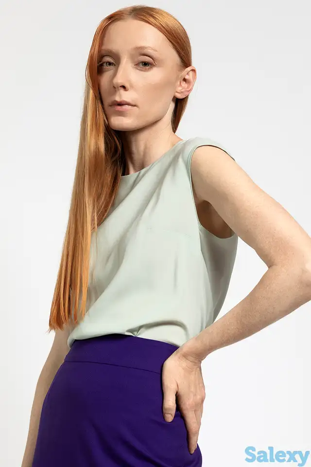 Базовая блузка из вискозы vassa&co, фотография 1